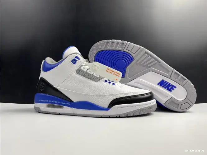 Retro Air 3 Jordan White Blue CT8532-040 0706